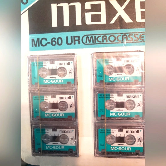 Sony Portable Audio & Video Maxell Mc6 Ur 6 Pack Microcassette 60